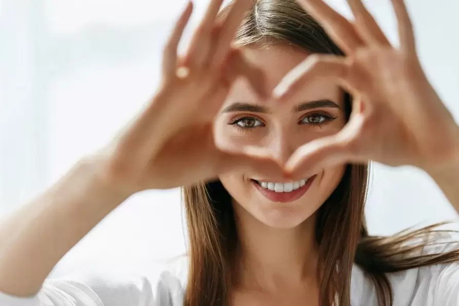 schöne Augen ohne Falten